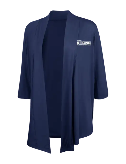 Dress Navy Blue Womens Concept Shrug w/John W. Stone Oil Logo