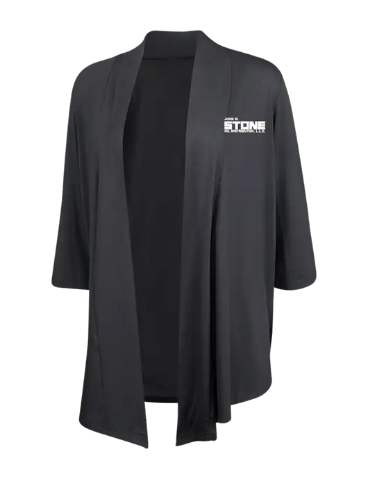 Grey Smoke Womens Concept Shrug w/John W. Stone Oil Logo