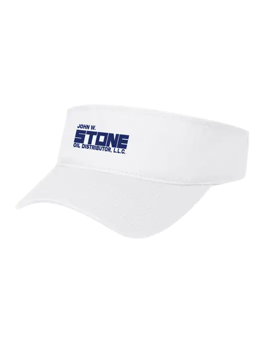 White Cap Visor w/John W. Stone Oil Logo