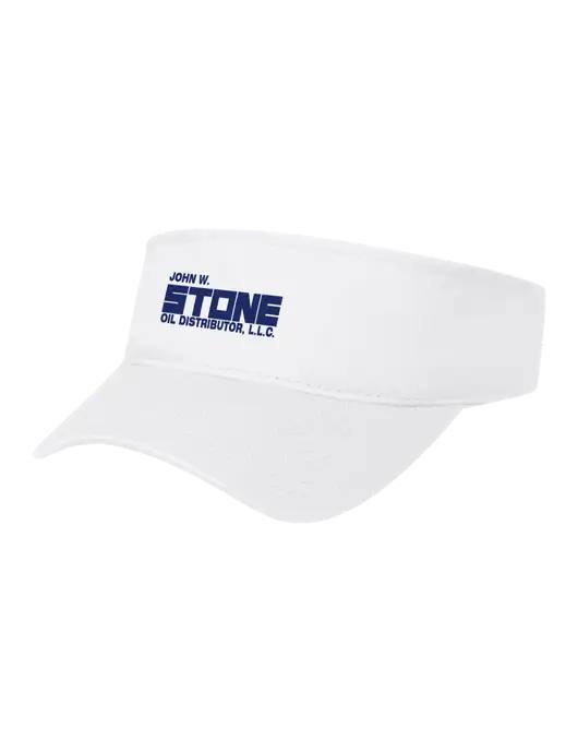 White Cap Visor w/John W. Stone Oil Logo