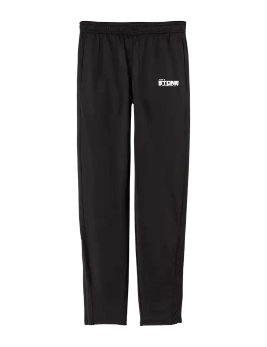 Tricot Black Track Jogger w/John W. Stone Oil Logo