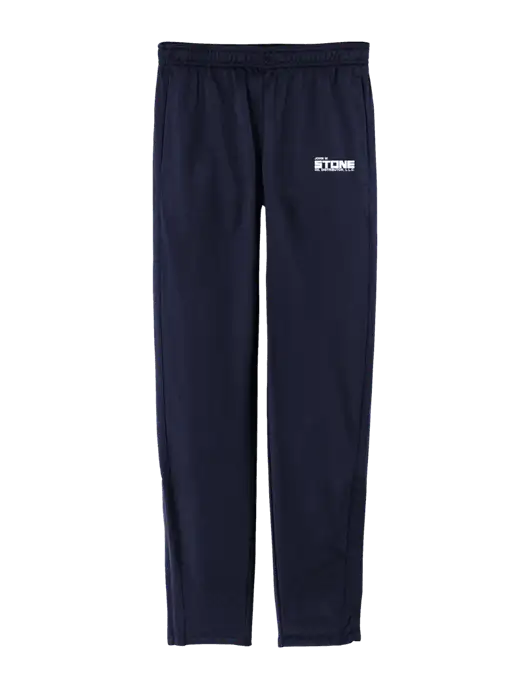 Tricot Navy Track Jogger w/John W. Stone Oil Logo