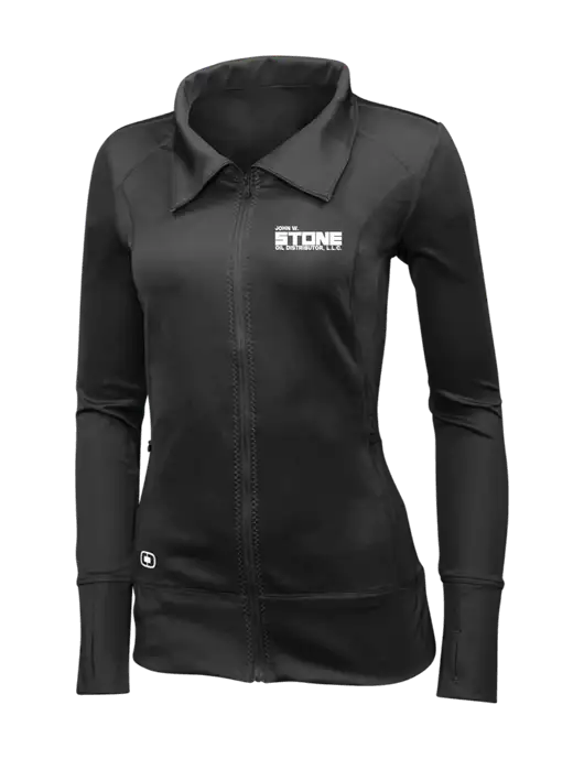 OGIO Blacktop Womens Endurance Fulcrum Full-Zip w/John W. Stone Oil Logo