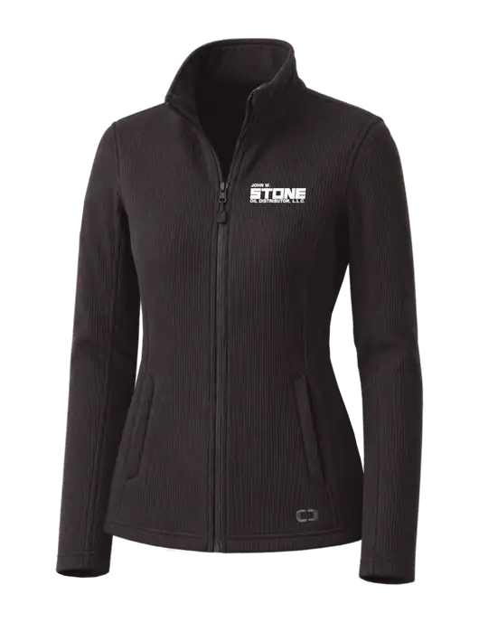 OGIO Blacktop Womens Grit Fleece Jacket w/John W. Stone Oil Logo