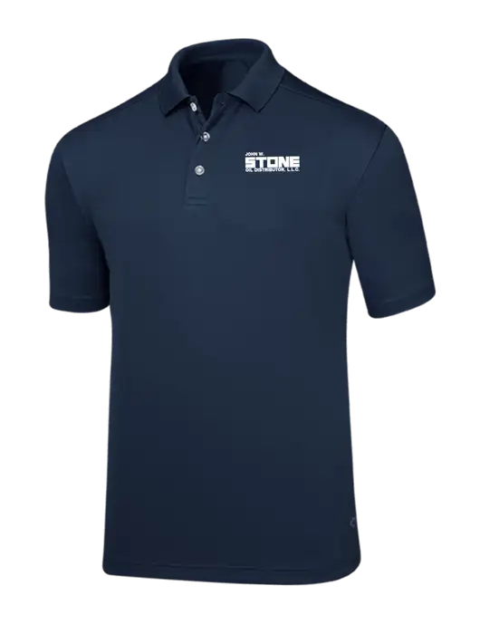 Callaway Core Navy Performance Polo w/John W. Stone Oil Logo