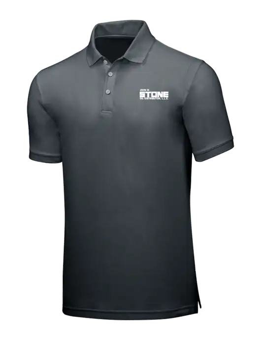 Dark Grey Core Classic Pique w/John W. Stone Oil Logo