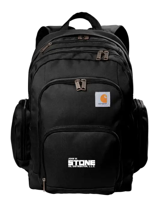 Carhartt Black Foundry Series Pro Backpack w/John W. Stone Oil Logo