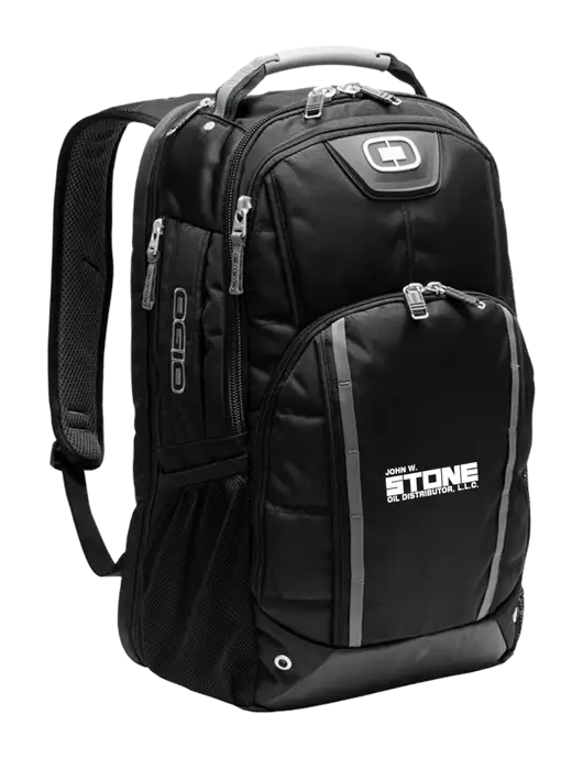 OGIO Black Bolt Pack w/John W. Stone Oil Logo