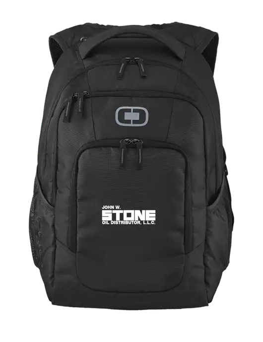 OGIO Black Logan Laptop Backpack
 w/John W. Stone Oil Logo