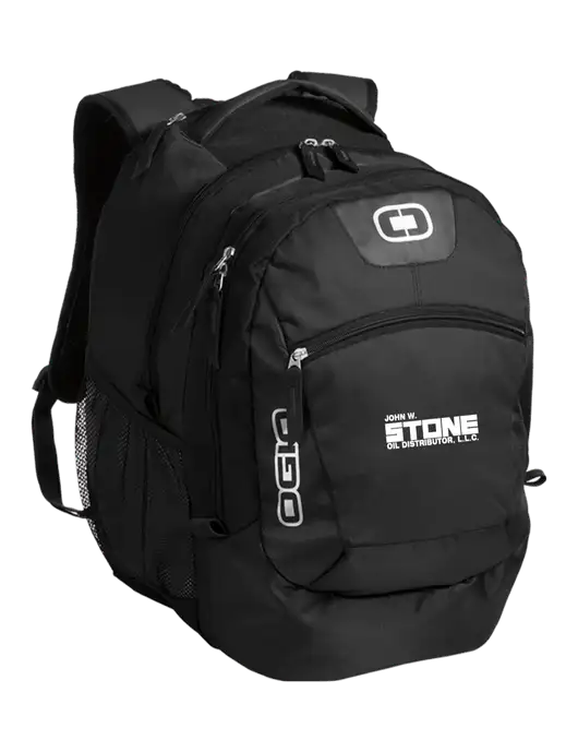 OGIO Black Rogue Pack
 w/John W. Stone Oil Logo