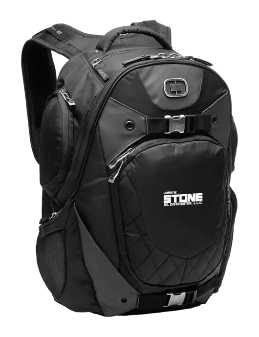 OGIO Black Squadron Pack w/John W. Stone Oil Logo