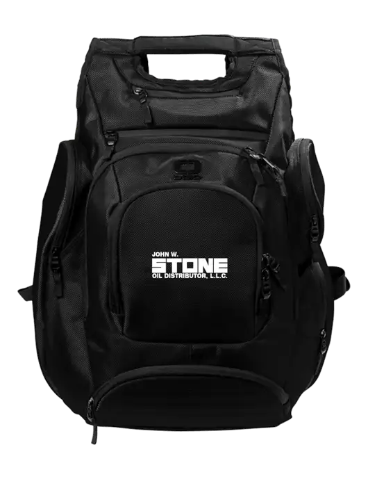 OGIO Blacktop Metro Ballistic Laptop Backpack w/John W. Stone Oil Logo