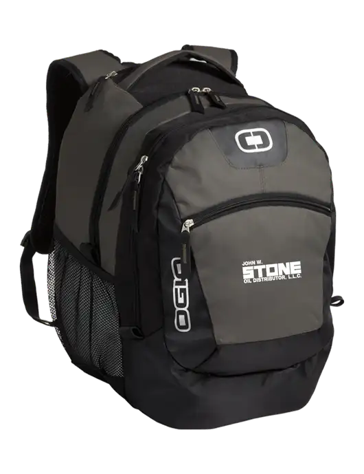 OGIO Grey Rogue Pack
 w/John W. Stone Oil Logo