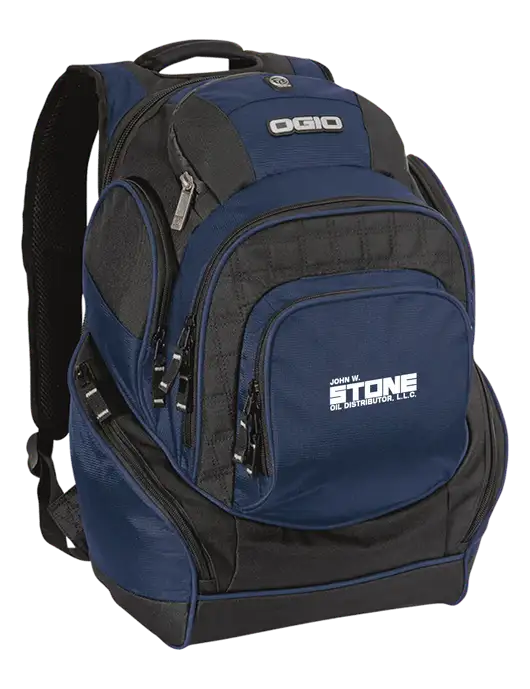OGIO Navy Mastermind Pack w/John W. Stone Oil Logo