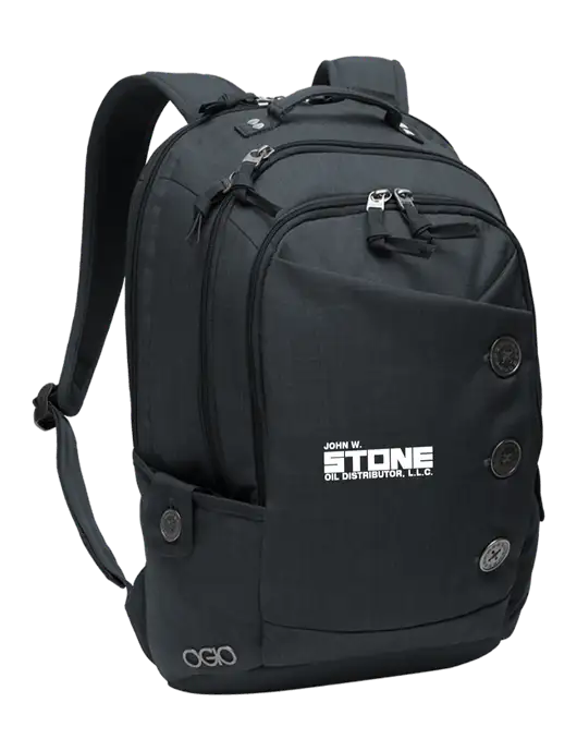 OGIO Storm Grey Ladies Melrose Pack w/John W. Stone Oil Logo