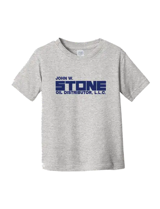 Rabbit Skins Light Grey Heather Toddler Fine Jersey Tee w/John W. Stone Oil Logo
